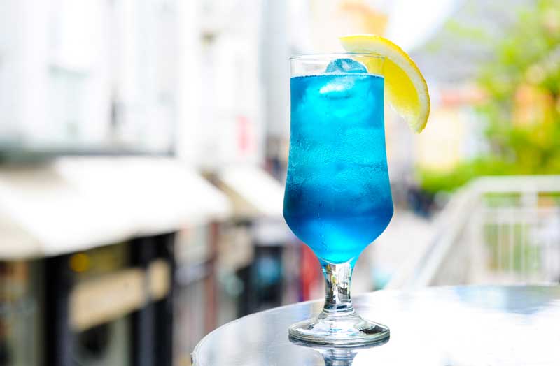 Blue Motorcycle Drink (Cocktail Recipe)